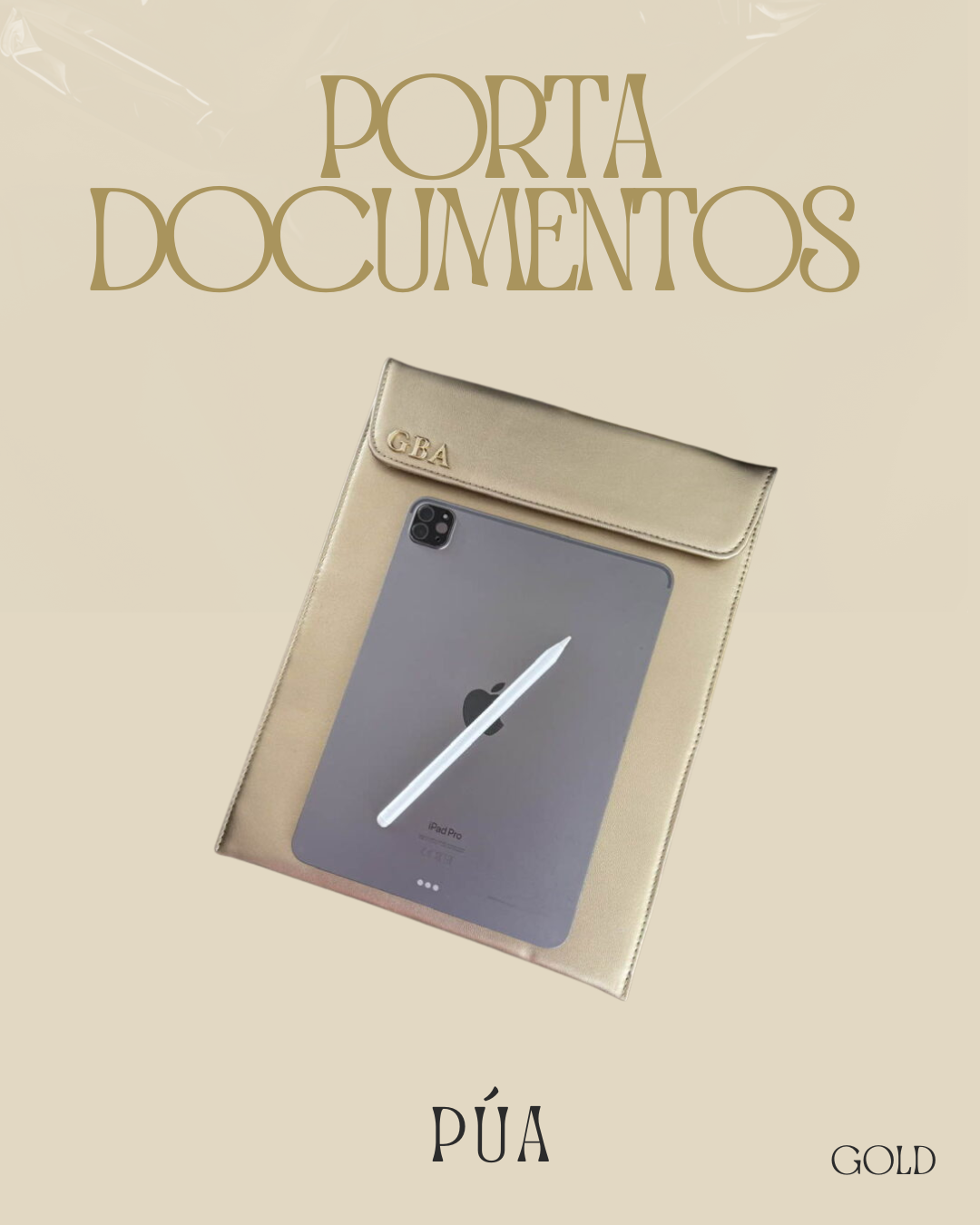 Porta Documentos Gold