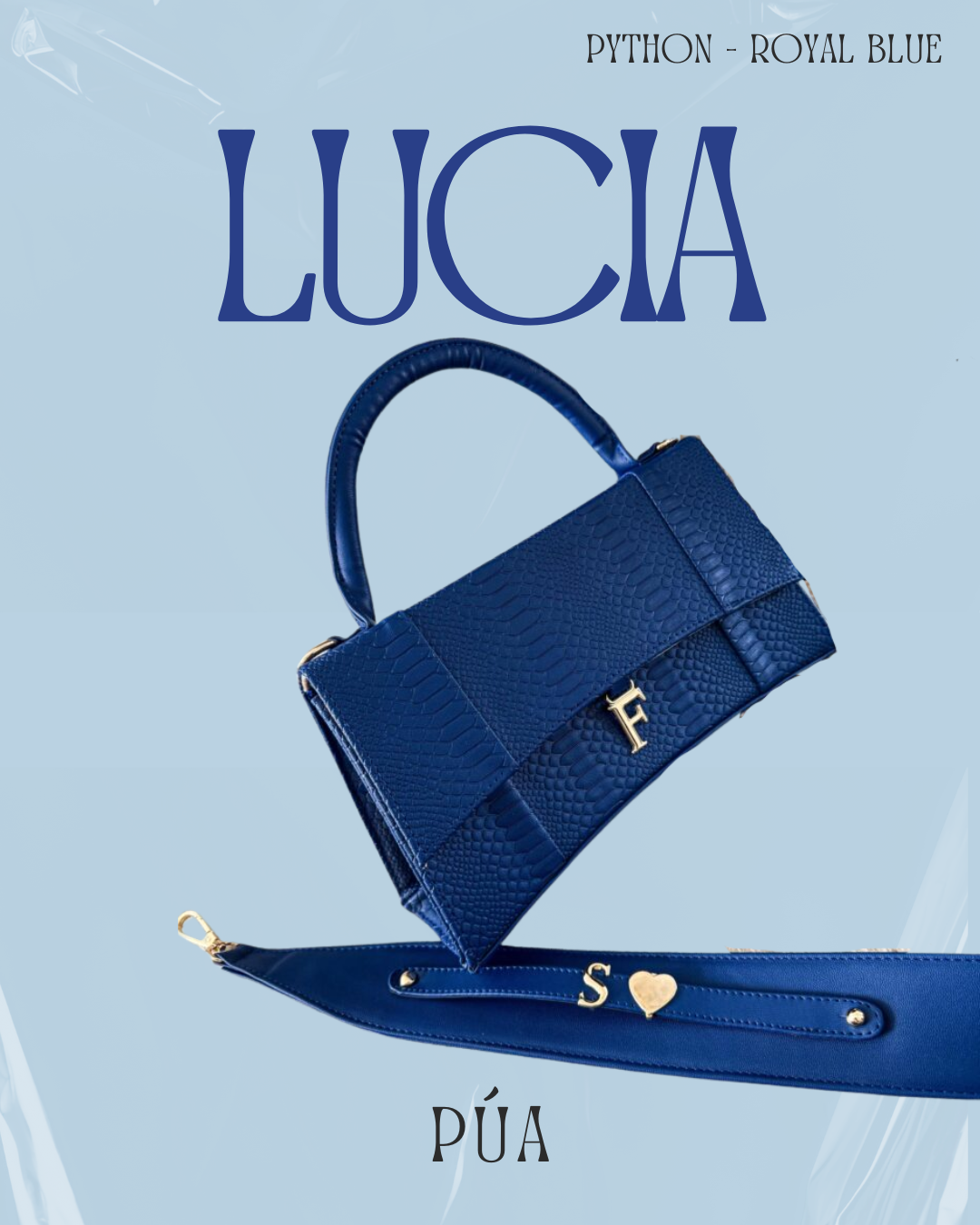 Lucia Python Royal Blue