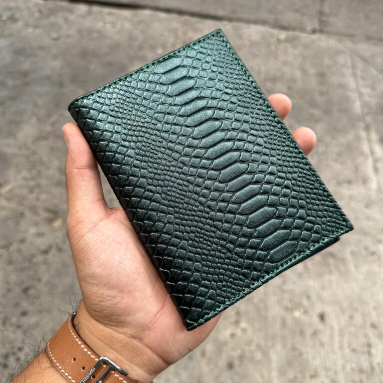Porta pasaporte Individual Deep Green