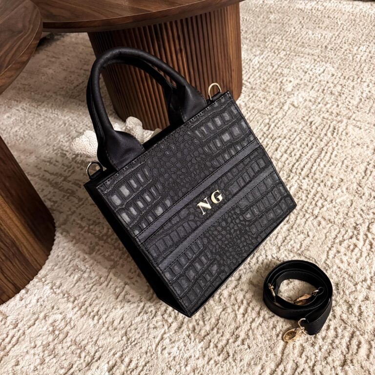 Helena Croco Negro - TOTE Mediana