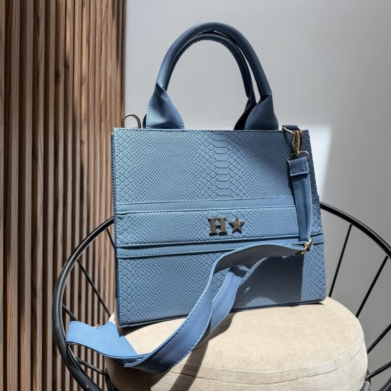 Helena Python Blue Jeans - TOTE Mediana