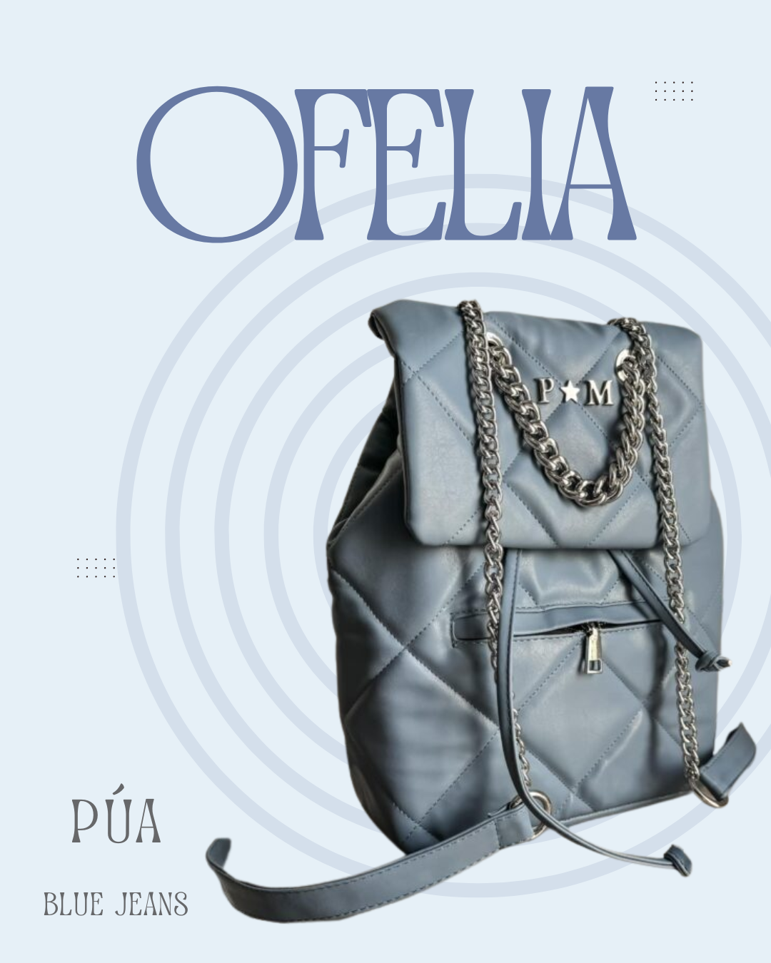 Ofelia Blue Jeans Herrajes Plata