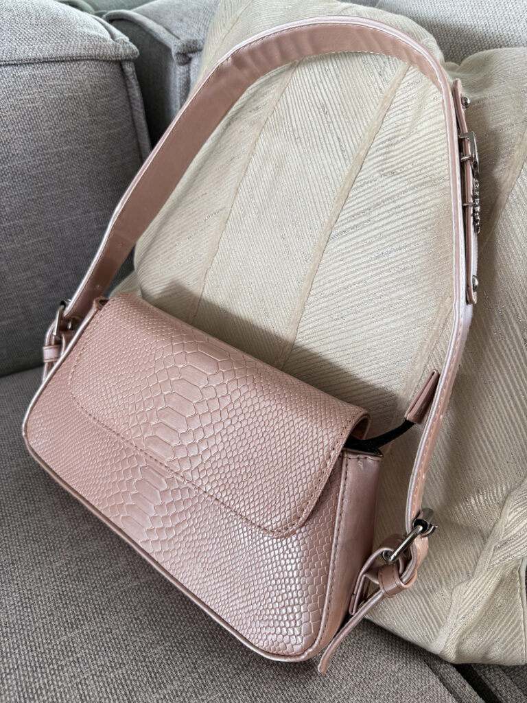 Renata Python Charol Rosa Herraje Plata