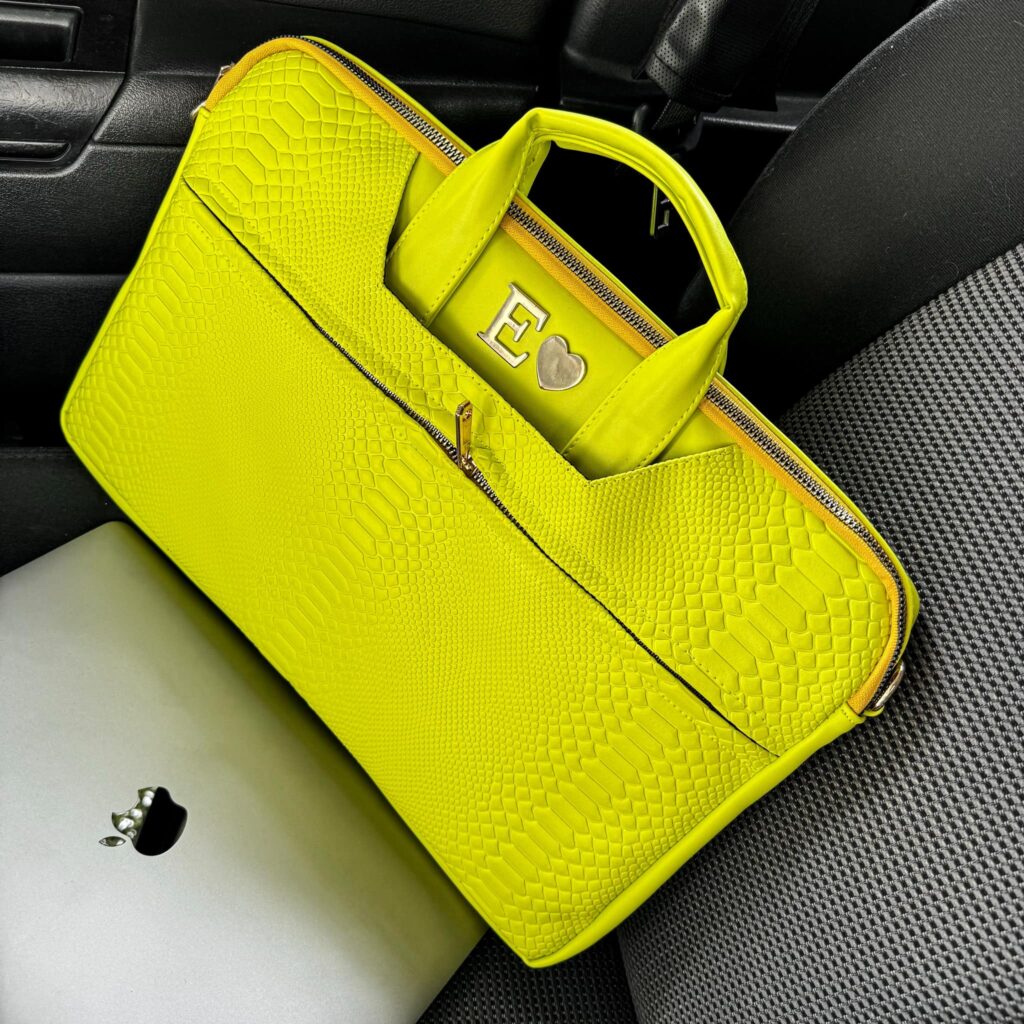Porta Laptop Snake Lemon
