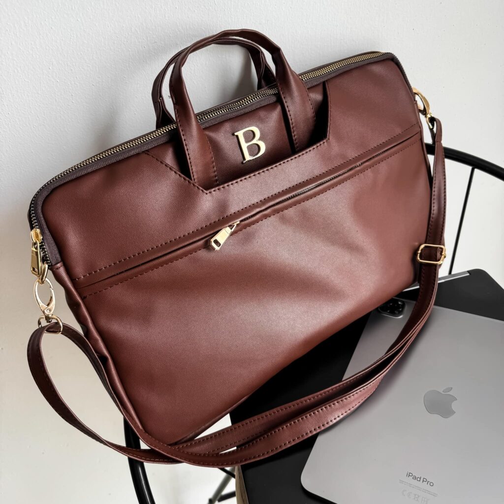 Porta Laptop Marrón