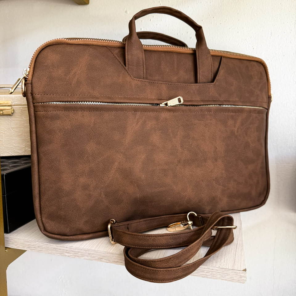 Porta Laptop Tabaco