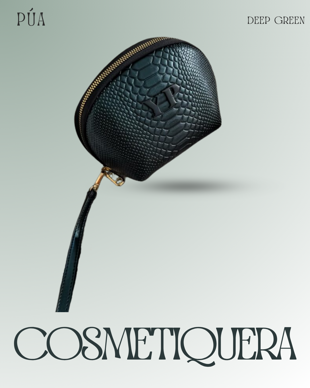 Cosmetiquera Deep Green