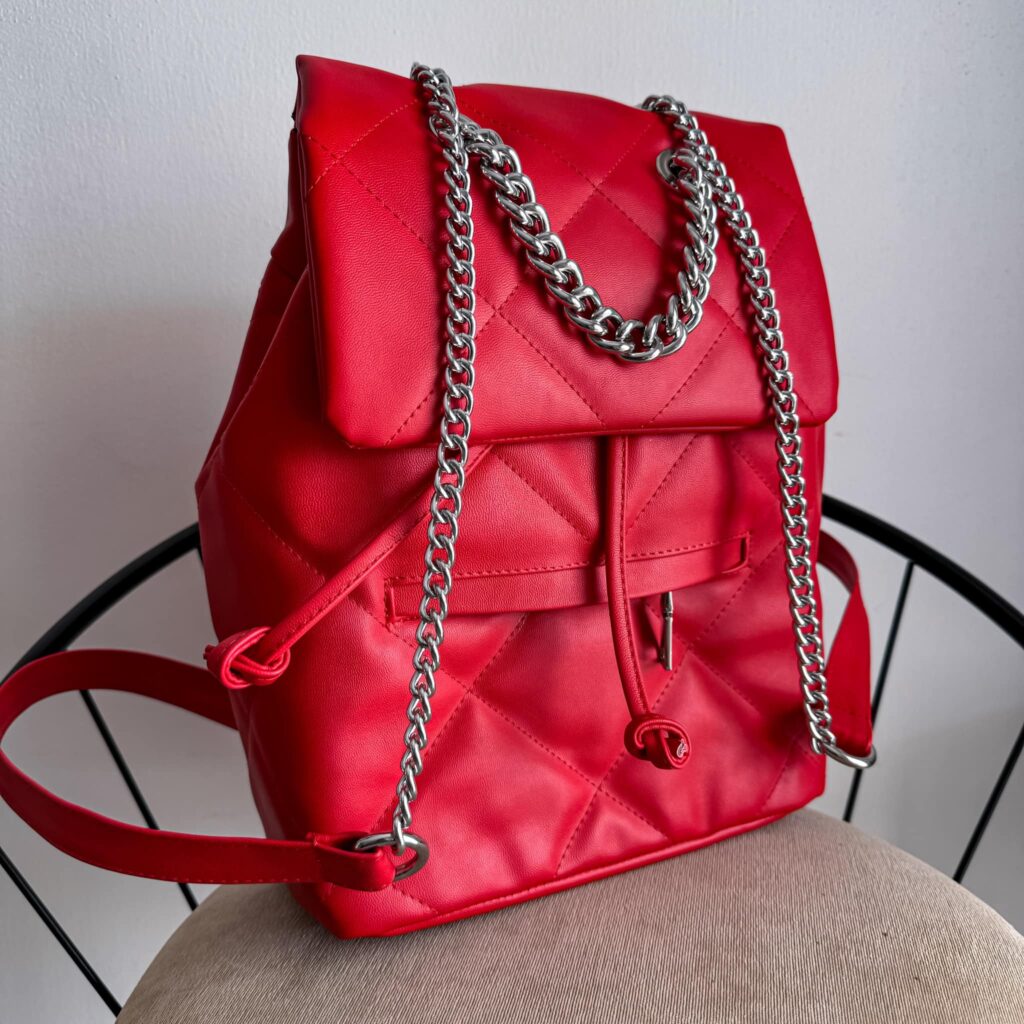 Ofelia Hot Red Herrajes Plata