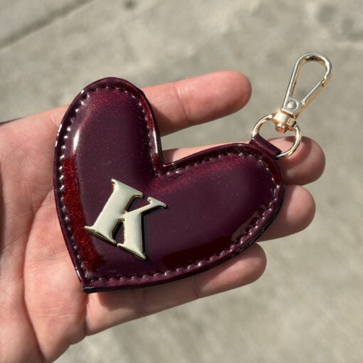 Keychain Burgundy Charol