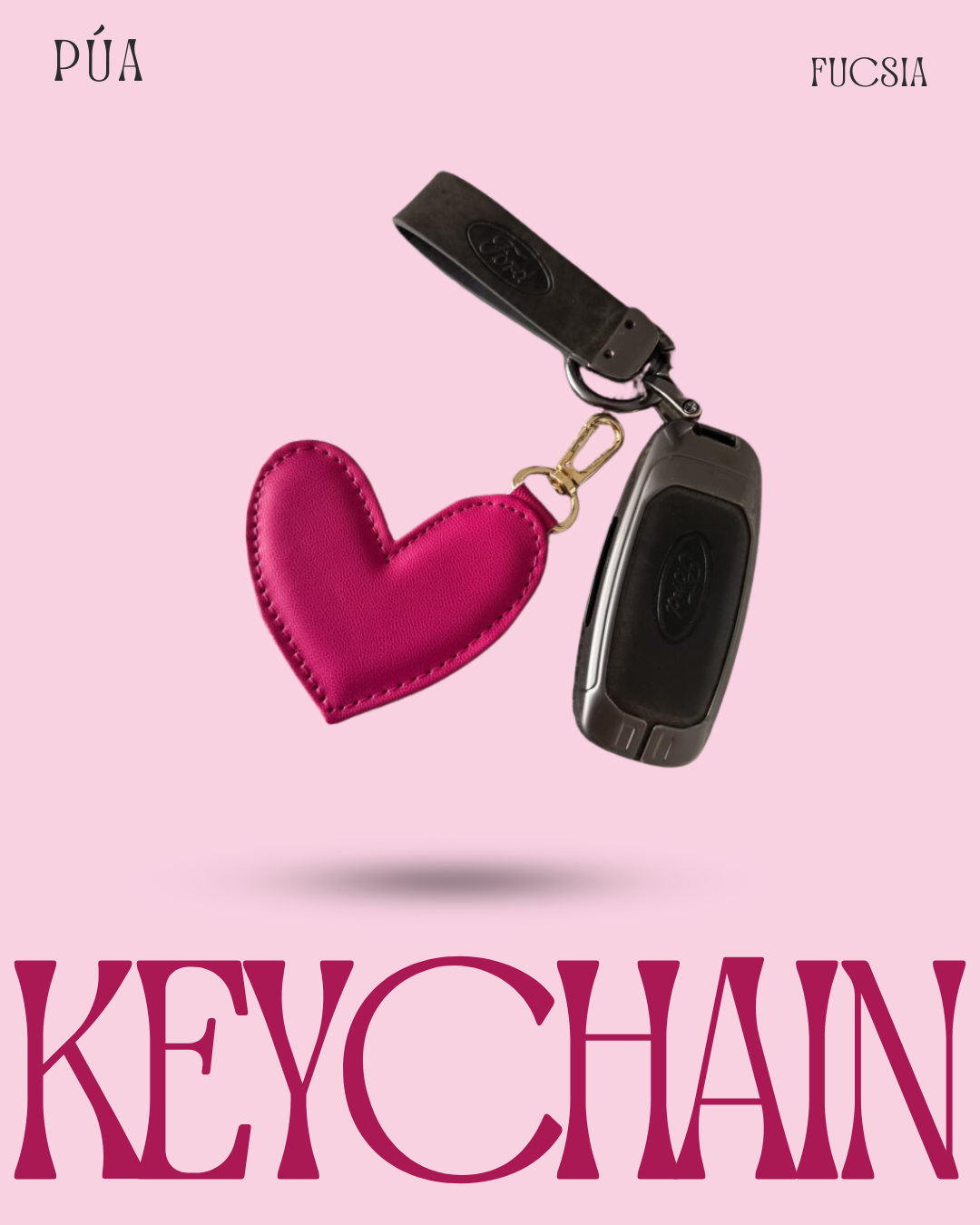 Keychain Fuscia