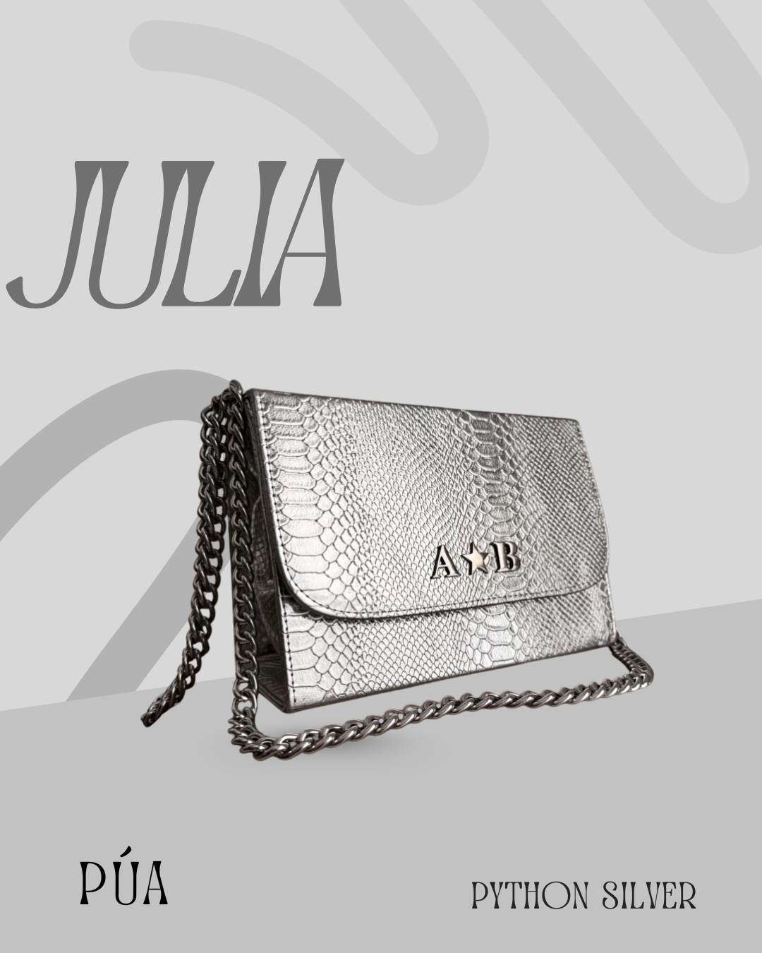 Julia Python Silver - Cadena Plata