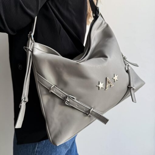 Lorenza Gris Herrajes Plata