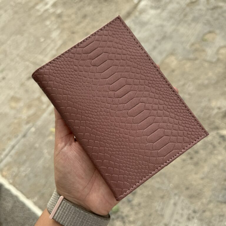 Porta pasaporte Individual Cobre