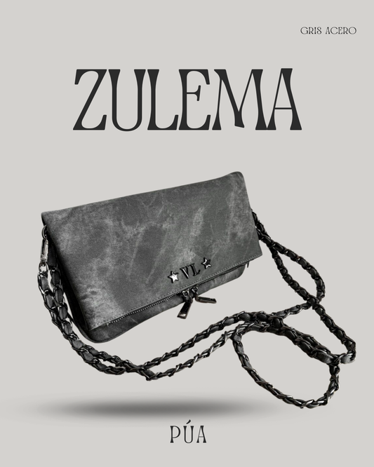 Zulema Gris Acero - Herrajes Negro