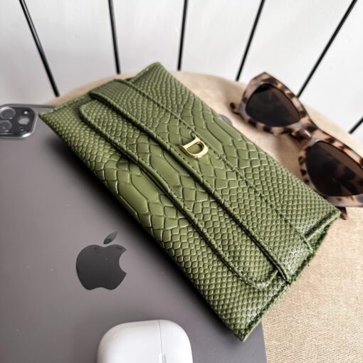 Portalentes Python Olive Green