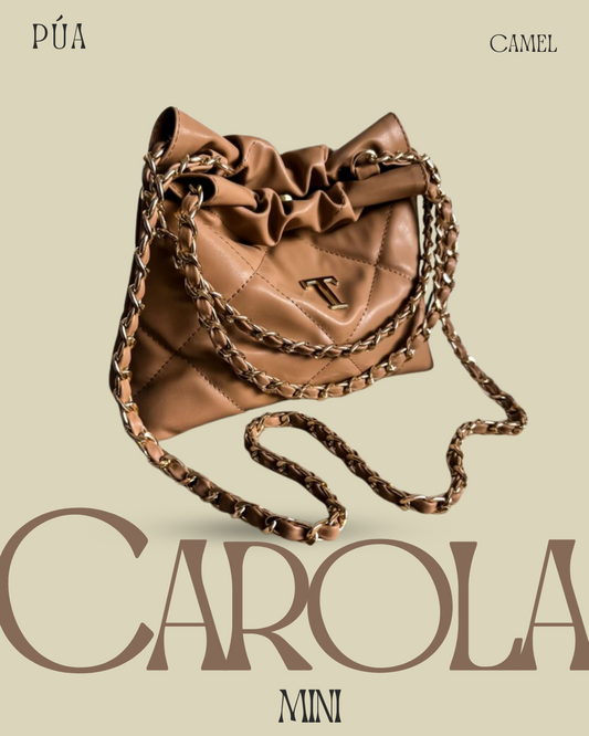 Carola Mini Camel - Cadena Oro