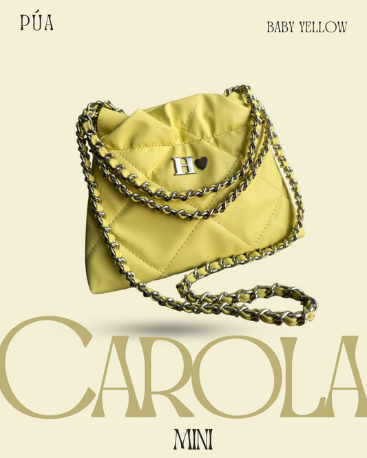 Carola Mini Baby Yellow - Cadena Plata