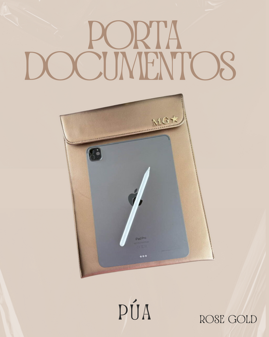 Porta Documentos Rose Gold