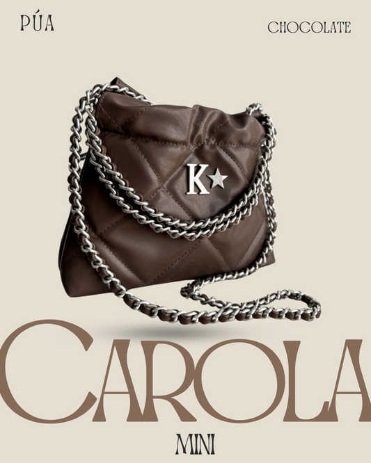 Carola Mini Chocolate - Cadena Plata
