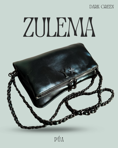 Zulema Dark Green - Herrajes Negro
