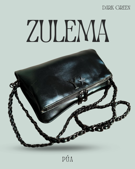 Zulema Dark Green - Herrajes Negro