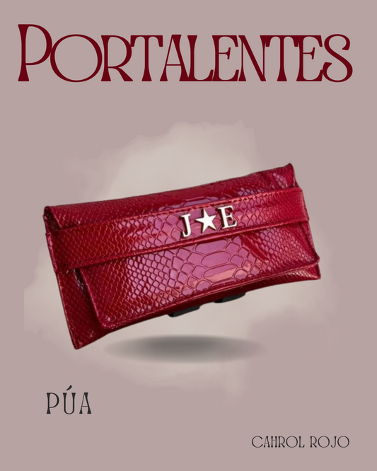 Portalentes Charol Rojo