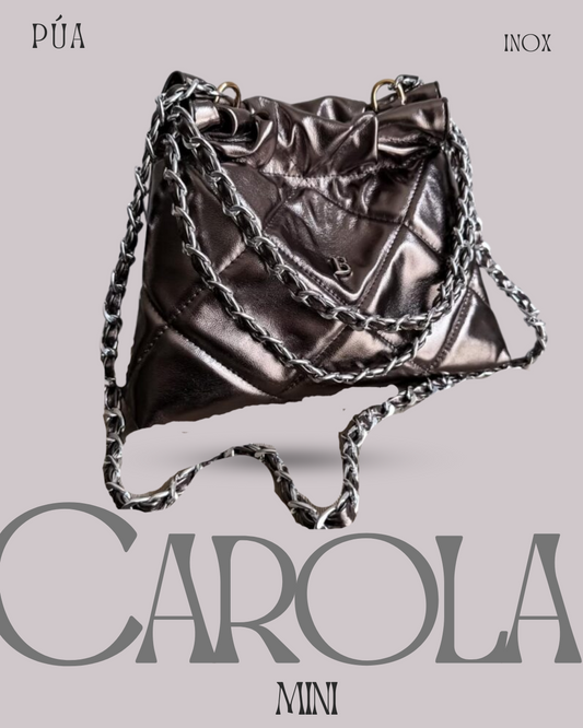 Carola Mini Inox - Cadena Plata