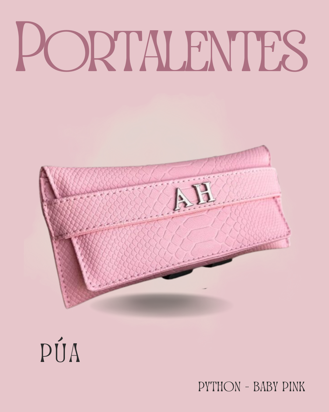 Portalentes Python Baby Pink