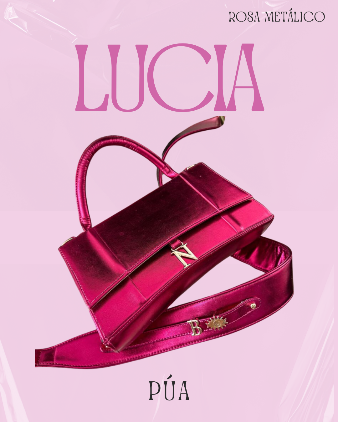 Lucia Rosa Metálico