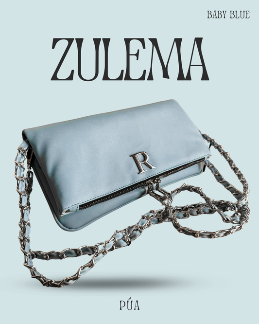 Zulema Baby Blue - Herrajes Plata