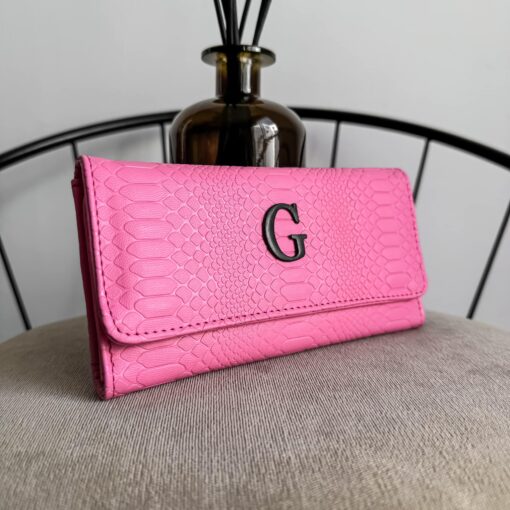 Cartera Python Bubblegum Pink
