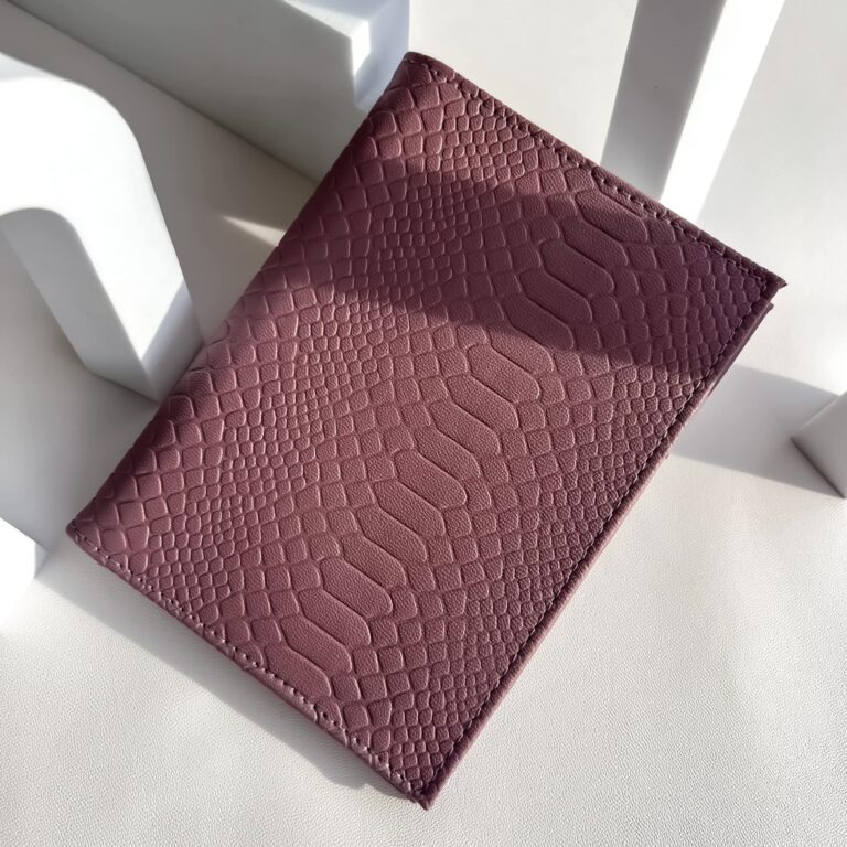 Porta pasaporte Individual Mauve
