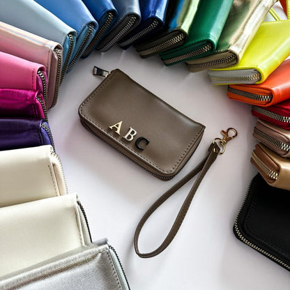 Cartera Mini Café Herraje Oro