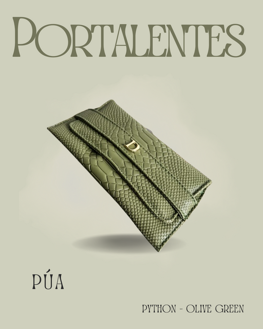 Portalentes Python Olive Green