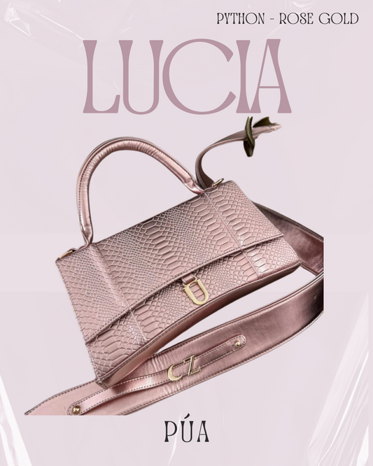 Lucia Python Rose Gold