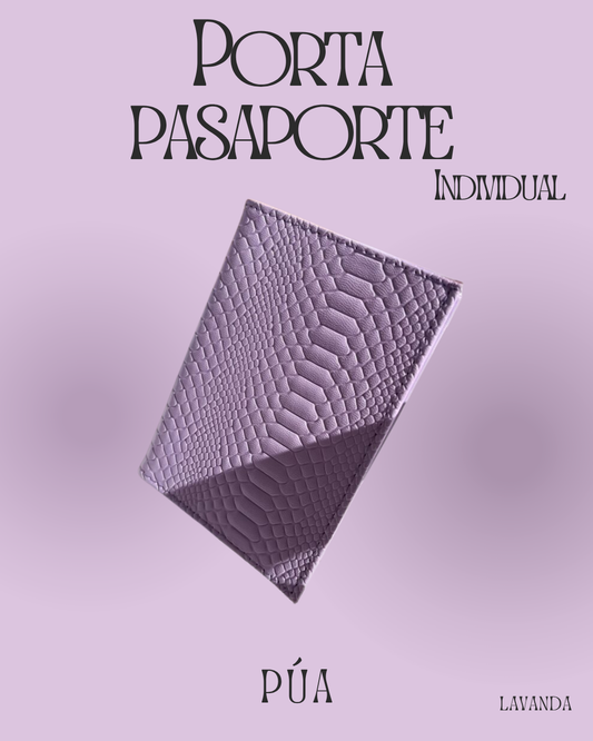 Porta pasaporte Individual Lavanda