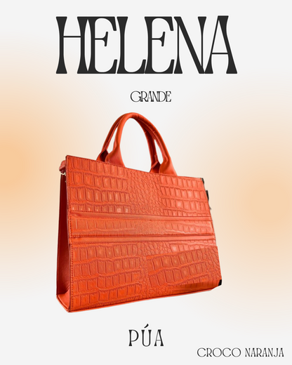 Helena Croco Naranja - Grande