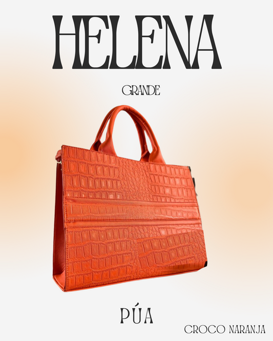 Helena Croco Naranja - Grande