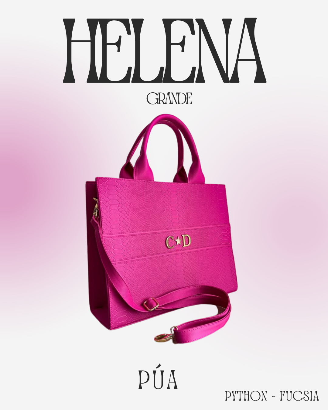 Helena Phyton Fuscia - TOTE Grande