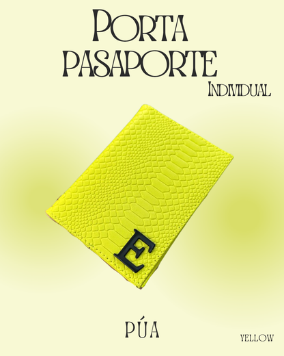 Porta pasaporte Individual Yellow