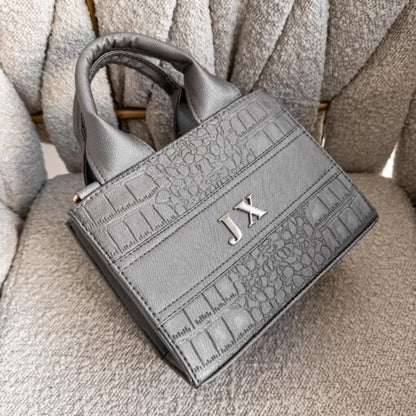 Helena Croco Gris - TOTE Mini