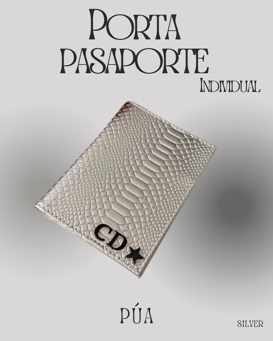 Porta pasaporte Individual Silver