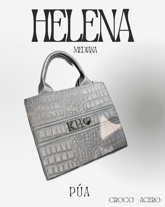 Helena Croco Acero - TOTE Mediana