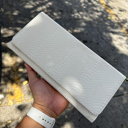 Porta Pasaporte Familiar Crema
