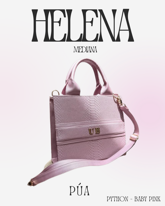 Helena Python Baby Pink - TOTE Mediana