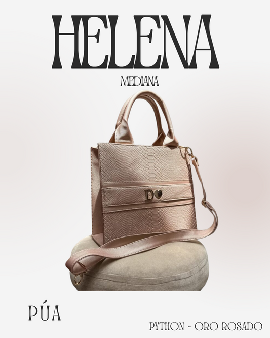 Helena Python Oro Rosado - TOTE Mediana