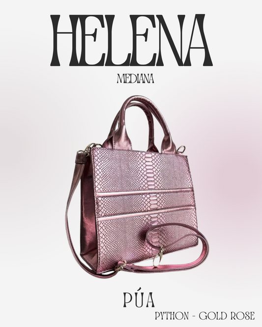 Helena Python Gold Rose - TOTE Mediana