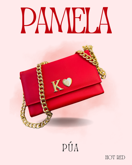 Pamela Hot Red Cadena Oro