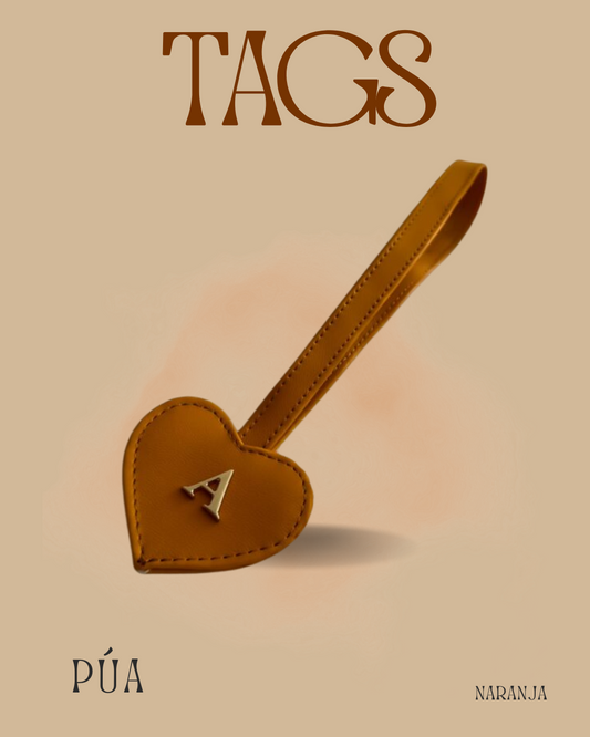 Tag Corazón Naranja