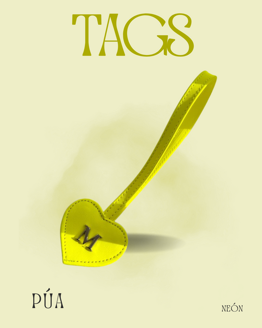 Tag Corazón Neón